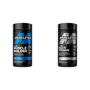 Svalové tkanivo Budovanie svalov a multivitamínové doplnky Bundle - Posilňovač oxidu dusnatého a získavač svalov s 400 mg vrcholu ATP, 60 tabliet a platiny Multivitamín, 180 ct