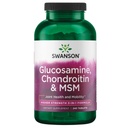 Swanson Glukozamín Chondroitín MSM (metylsulfonylmetán) 3-in-1 Vzorec Joint Mobility Flexibilita Komfort Kartilage Connective Tissue Support Dietary Supplement 240 Tablets (Tabs)