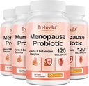 Doplnky na menopauzu pre ženy, 120 miliárd CFU Probiotiká, 13-in-1 byliny a botanický komplex, pre Hormone Menopauza, horúce záblesky, nočné potenie, opuchy nálady, poruchy spánku, Vegan, 240 kapsúl