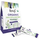 Konsyl Organic Daily Psyllium Fiber Stick Packs - On-The-Go Fiber Supplement Powder - Pohodlné, All-Natural Rozpustné Fiber, Gluten-Free & Cukor-Free, Vegan & Keto - 30 paketov