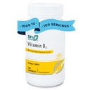 Klaire Labs SFI Health Vitamín D3 1000 IU - Vysoká potencia 25 Mikrogramy, Hypoalergénna kosť a imunitná podpora (100 kapsúl)