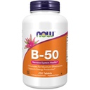 Teraz potravinové doplnky, vitamín B-50 mg, výroba energie*, zdravie nervového systému*, 250 tabliet