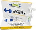 Cvičenie Recovery Doplnok - Pure ESS60 v organickom extra panenský olivový olej pre Pre/Post cvičenie recovery- Balenie 30 Tubes - 5 ML Každý