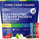 Keto Vitals Electrolytes Powder Pakets s energiou, imunita, spánok pridané výhody 