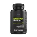Livingood Daily Energy Support, 11-in-1 Supplement with Magnézium, Vitamín B6, B12, Amino Acides, L karnitín, CoQ10, Ženšen & L Theanine, Supports Natural Energy for Men & Women, Vegan, 60 Kapsule
