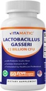 Vitamatic Lactobacillus Gasseri - 12 miliárd na DR kapsule - 60 gróf - Podpora trávenia - Vyrobené z prebiotického inulinového vlákna
