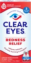 Clear Eyes Redness Relief Eye Drops, Whiten Eyes and Relieve Suchosť, pálenie a podráždenie, 2 x 0,5 Fl Oz, Twin Pack