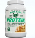 Black Magic Plant-Zdroj 100% Vegan Protein - Keto, Nízky cukor, Mliečny voľný proteín - Pre/Post Cvičenie - Arašidové maslo - 20g Proteín - 2 LB