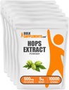 BulkSupplements.com Chops Extract Powder - Bylinné doplnky, Zdroj z chmeľu Kvety - bez lepku, 500mg na porciu, 1kg (2.2. lbs) (Pack of 5)