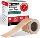 Chráňte život Silikónové zjazvenie listy 1.6" x 118" Roll-3M - Zdravotnícka známka Zjazvenie Tape pre odstránenie Keloid Bump - Opakovane použiteľné Silikónové pásky Zjazvenie Zjazvenie Pások, Záplaty pre chirurgické jazvy, C oddiel