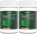 Probiotiká pre ženy a mužov, 300 miliárd CFU 11 Kmene, Acidophilus Probiotic Supplement with Organic Herbal & Digestive Enzymes Stabilný pre zažívacie a imunitné podporu 120 Počet