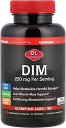 Olympian Labs Performance DIM doplnok 250 mg - DIM diindolylmetán 30 kapsuly (30 dní dodávky)
