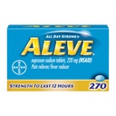 Aleve Caplets, Naproxen Sodík 220 mg (NSAID), Pain Reliever/Fever Reducer, #1 Ortopedický chirurg Odporúčané, 270 Počet