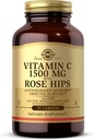 Solgar Vitamín C 1500 mg s Rose HIPS, 90 tabliet - Antioxidant a imunitná podpora - celkové zdravie - podporuje zdravé kože a kĺby - non-GMO, Vegan, Gluten Free, Dairy Free, Košer - 90 Servings