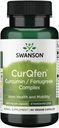 Swanson Controlled Release Curqfen Curcumin/Fenugreek Complex 60 Veg kapsuly