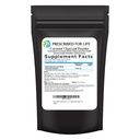 Predpísaný pre život Aktivovaný prášok na Charcoal, Kokosový šelel Charcoal Powder na vlasy Ultra Fine Husk (8 oz)