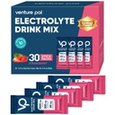 Venture Pal s vysokým obsahom sodíka bez elektrolytov prášok balíček - hydratačné balíčky s vitamínom, sodíkom a draslíkom 