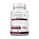 Schválená veda Tinnitol - Tinitus podpora Supplement - Jednoduché zvonenie v ušiach - Boost vnútorné zdravie ucha - 1 fľaša - 3 mesiace dodávky - vyrobené v USA