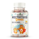 Multivitamínové guličky pre deti, mužov a ženy, doplnok s biotínom a esenciálnymi vitamínmi pre zdravý rast, vývoj a imunitu, 45 medvedíkov