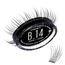 Lashify Bold 14mm Gossamer DIY predĺženie rias Refill, čierna, ľahko falošné riasy pre prirodzený vzhľad