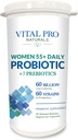 Vital Pro Naturals - Ženy 55+ Daily Probiotic Plus Prebiotiká 30 Kapsule