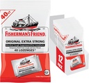 Fisherman 's Friend Cough Drops, Cough Supressant and Sore Throat Lozenges, Original Extra Strong, 10mg Menthol, 480 Drops (12 Balíčky po 40)