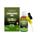 ORZAX Oregano Oil Drops with Olive Oil - 88% Carvatrol a 0,3% Thymol - Non-GMO & Cukor-free & Gluten-free & Vegan - Bylinný doplnok pre imunitnú podporu a zdravie - 30 ml - 200 dní