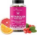 Metabolizmus pre ňu - Apetite & Metabolizmus podpora pre ženy - Curb Cravings, znížiť príjem kalórií a podporovať pocity plnosti - Berberine, chróm pikolinát a Guarana - 60 Veg kapsule