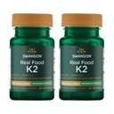 Swanson Maximálna sila Vitamín K2 (Menachinón-7)-vitamín doplnok Podpora Kardiovaskulárne a kostné zdravie-Vyrobené z japonskej Natto pomôcť regulovať vápnik (30 Softgels, 200mcg Každý) (2 balenie)