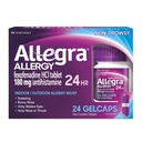 Allegra 24h Gelcaps Veľkosť 24ct Allegra 24h Gelcaps 24ct