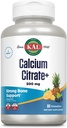KAL Calcium Citrate Chewable Mixed Fruit Supplement, 60 Count
