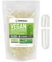 XPRS Nutra Veľkosť 4 prázdne kapsule - 1000 Počet malých jasné prázdne vegánske kapsule- Vegetariánske tabletky - DIY Rastlinné kapsule plnenie - Plniteľné Do-It-Yourself Veggie Caps for Supplements