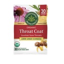 Tradičné lieky Lozenges, Organic Throat Coat Lemon Ginger Echinacea, Sore Throat Support, 30 Individuálne zabalené Lozenges