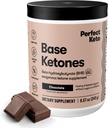 Perfect Keto Exogenic Ketones Powder, BHB Salts for Ketosis & Fasting Support, Electrolytes for Hydration, Caffeine Free Energy, Chocolate, 8.57 oz