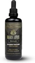 Čierny Lotus Pure Shilajit Resin Liquid Tincture, 100ml, 100% Pure Natural Shilajit pre mužov a ženy s aminokyselinami, 175 mg kyseliny fulvovej, 85 iónových stopových minerálov, pre imunitnú podporu, Focus, Energy