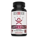 ZHOU jasnosť a vitalita (bývalá DHEA) 50 mg, Hormonálna rovnováha Formula pre ženy a mužov, zdravé starnutie, non- GMO, Vegan, Gluten Free, 60 Kapsule