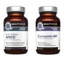 Kvalita života Kinoko Platinum AHCC Mushrom Extract and Microactive Curcumin SR - Immune Bundle