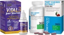 Vital 3 Joint Solution® Clinically Proven Liquid Knee Relief Supplement + Bronson Tart Cherry Extract 2500 mg Vegetariánske kapsuly
