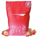 XEELA Plant Based Vegán Protein Powder - Nezávisle testované - 25g High Protein, Pea Protein for Men & Women - Vitamíny a minerály, Non GMO, Dairy & Gluten Free, LowCarb & LowFat (Jahodový koláč)