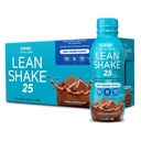 GNC Lean Shake 25 Bielkoviny Shake, Klinicky preukázateľné riadenie hmotnosti, náhrada jedla, 25g Bielkoviny s nulovým prídavkom cukru, pripravené na pitie, švajčiarska čokoláda, balenie 12