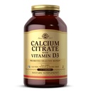 Solgar Vápenatý Citrát s vitamínom D3, 240 Tablety - Podporuje zdravé kosti a zuby, podporuje muskuloskeletálne a nervové systémy - non-GMO, Gluten-free, Dairy Free, Kosher - 60 Serviv