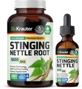 BIO KRAUTER Stinging Nettle 250 kapsúl & Stinging Nettle Tinture 2 Fl. Oz.