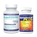 Lipozene Chudnutie Combo jednej Mega fľaše 120 Počet a jedna fľaša MetaboUP Thermogenic Supplement 60 Počet v celkom - Zvýšenie metabolizmu, zvýšenie energie, a ovládať svoju chuť k jedlu