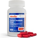 Včas - 200 Caplets - Napätie bolesti hlavy a bolesti Reliyver s acetaminofénom 500 mg a kofeínom 65 mg Extra sila pre hlavu, krk, plece a bolesť tela Reliever, Aspirín bez - Vyrobené v USA