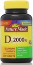 Príroda Vyrobené D3 2000 IU Tablety 220 ea (Pack of 2)