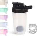 D.Y.A 16oz Shaker fľaša, Leak dôkaz Športové poháre pre proteín Shakes, Shaker fľaša pre pred tréningom a cestovanie do Go,BPA zadarmo a ľahko čistý proteín Shaker fľaša,čierna
