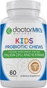 Deti Probiotiká Chewable by Dr. MK's®, Sugar Free, Chutí ako Candy, Natural Wild Berry Tablets, Vegetarián / Vegan