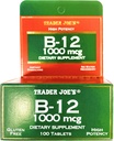 Trader Joes Vitamin B12 1000 mcg Gluten Free Dietary Supplement 100 Tablets