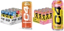 C4 Energy & Smart Energy Drinks Variety Pack, pred tréningom bez cukru Drink & C4 Energy Drink, STARBURST Strawberry, Carbonated Sugar Free Pre Workout Performance Drink