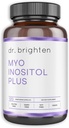 Dr. Brighten Myoinositol Plus - Lekár formulovaný pomer Myo- a D-Chiro-Inositol na podporu príznakov PCOS, Hormone Balance, zdravé Ovariálne funkcie, a pravidelné menštruačné cykly